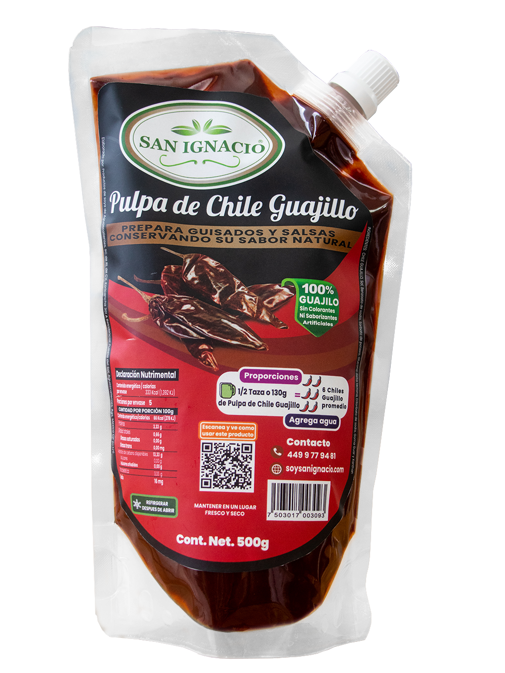 Pulpa de Chile Guajillo